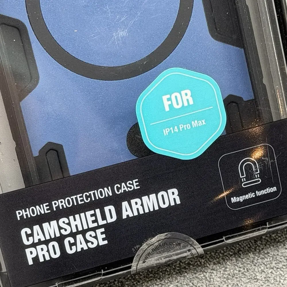 Nillkin CamShield Armor Case iPhone 14 Pro Max Blue Heavy Duty Ring Kickstand